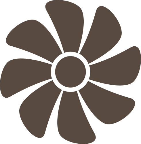 Brown HVAC Icon