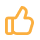 Thumbs Up Yellow Icon